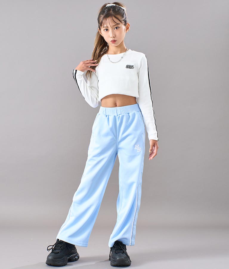 R+S 吸水速乾 付き ライン ジャージ パンツ 912-7319