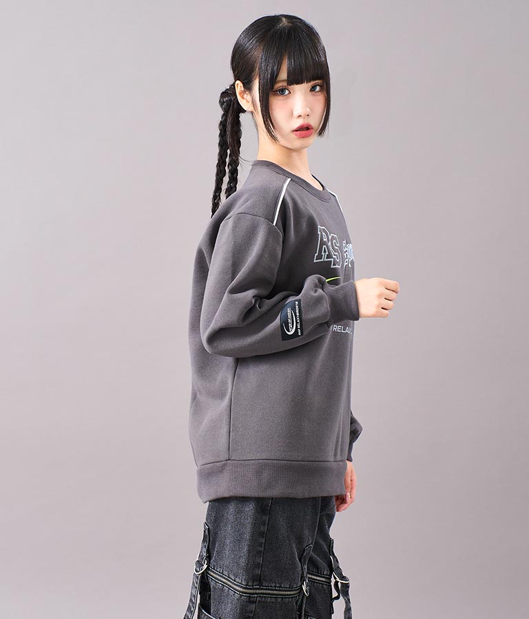 R+S 裏起毛 スポーティー ロゴ スウェット トレーナー 913-7349