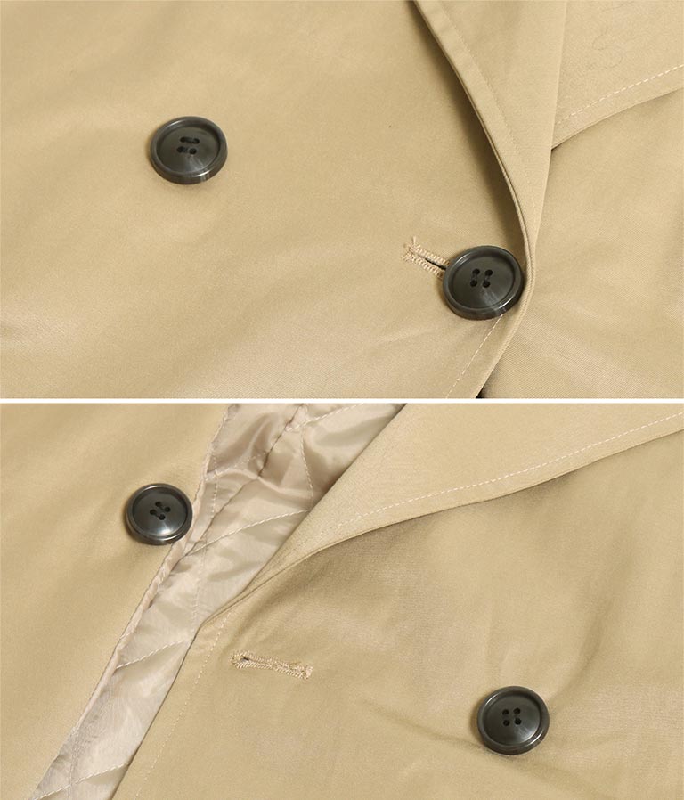 MA-1 スリーブ切替 2WAY トレンチ コート 365-9521