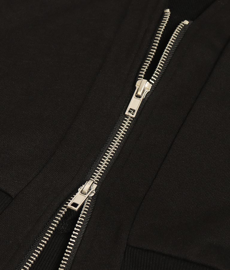 裏毛 ジップ カーディガン 794-9197