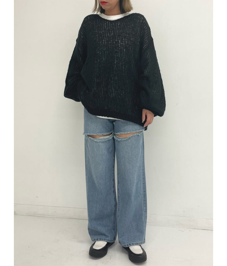 袖 メッセージロゴ ロング Tシャツ ロンT クルーネック 長袖 793-9054