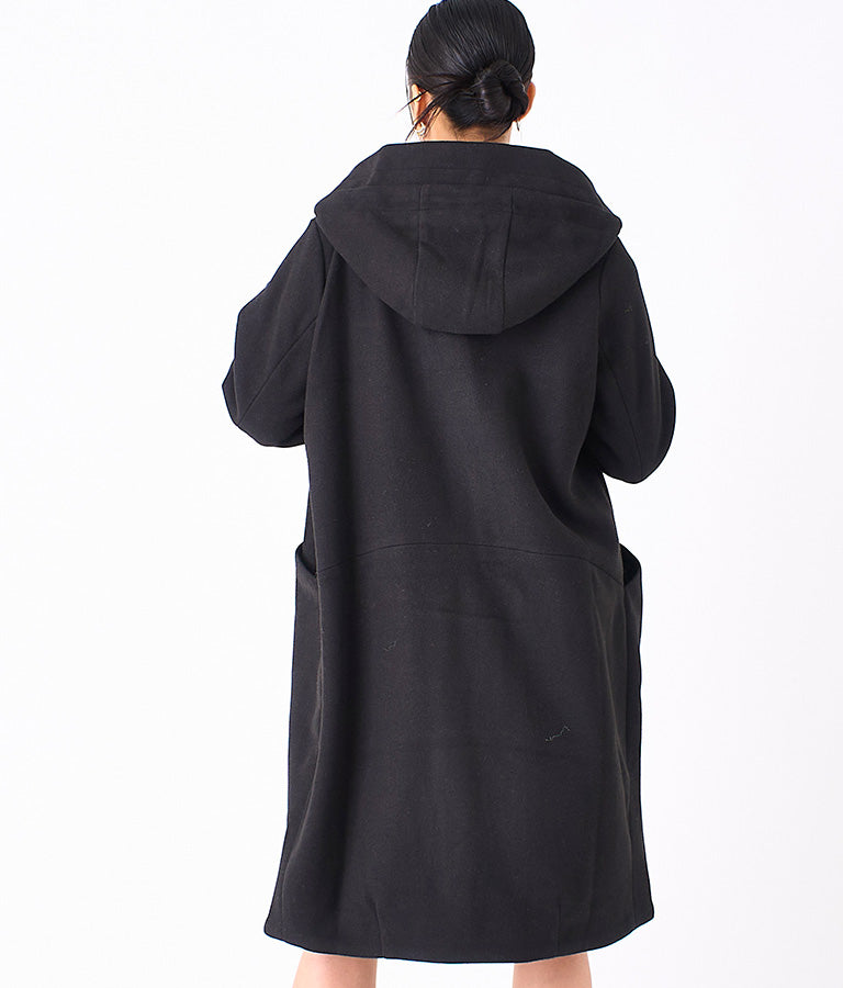 ウールタッチ フーディー コート 496-2559