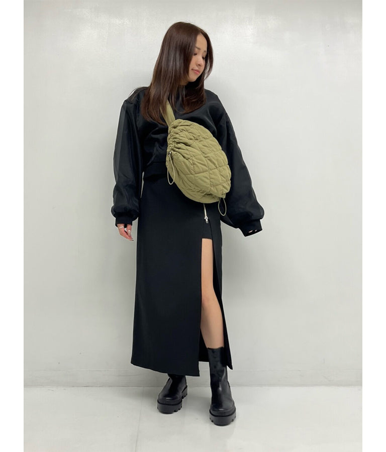 ナイロン キルティング サイド ドロスト ショルダー バッグ 159-5501