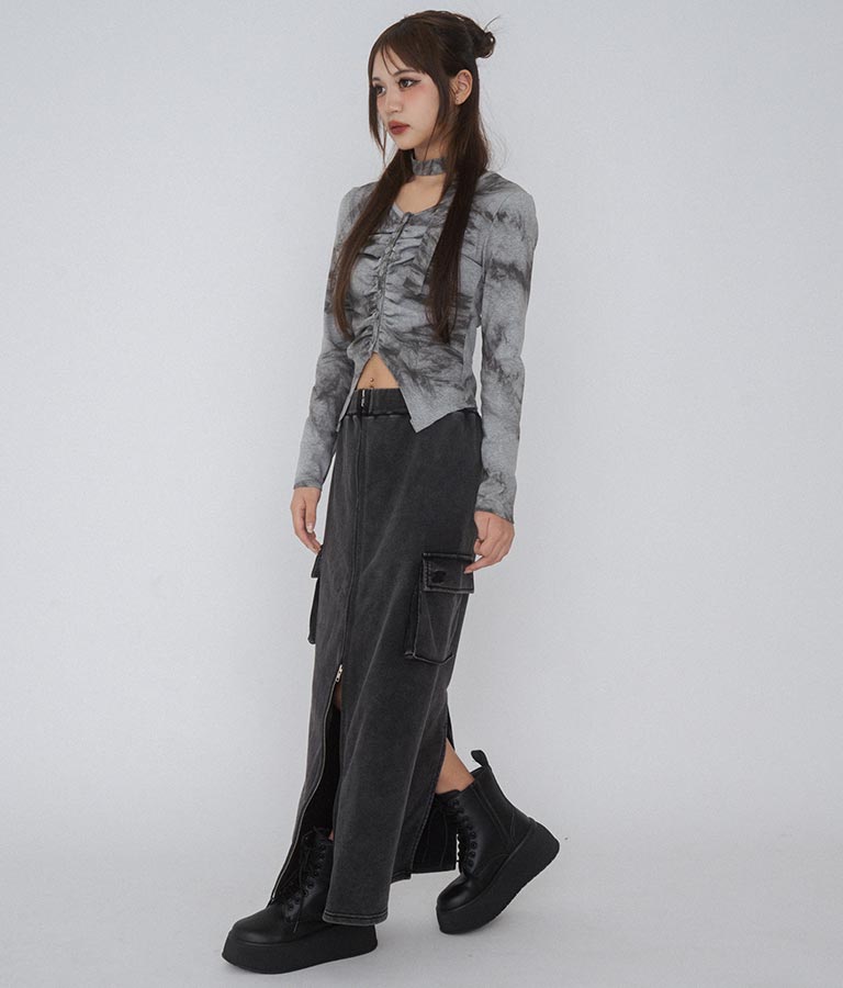 【ティーンズライン】レースアップ 厚底 ブーツ 919-7557