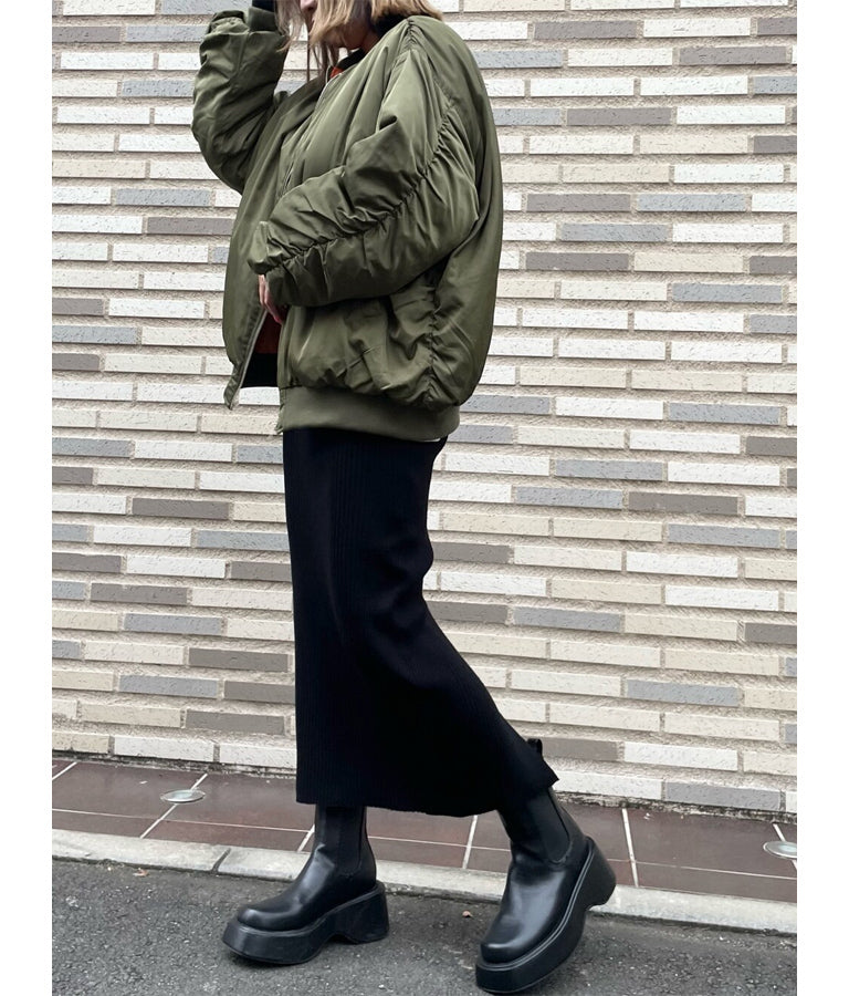 サイドゴア 厚底 ブーツ 799-9097