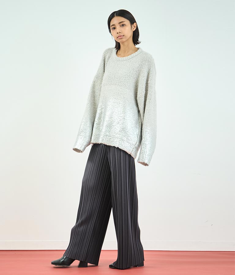 ジョーゼット プリーツ ワイド パンツ 152-5598