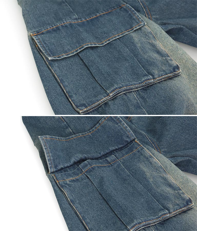 フロント スター デニム パンツ