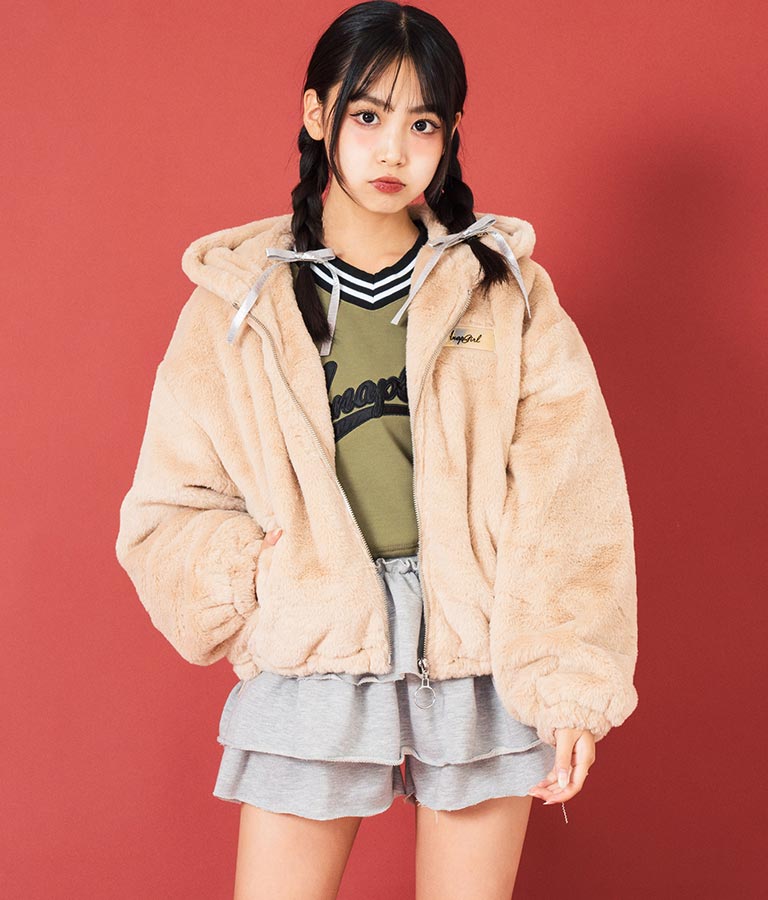 ファーパーカーブルゾン 916-7233