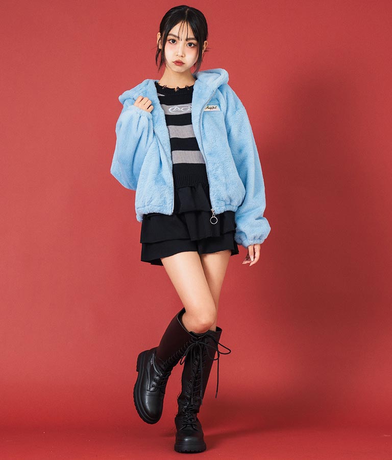 ファーパーカーブルゾン 916-7233