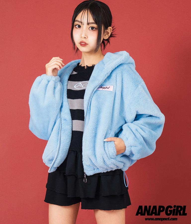 ファーパーカーブルゾン 916-7233