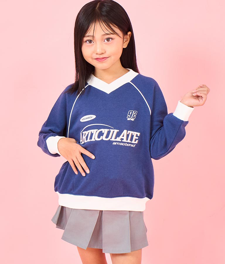 ゲーム シャツ ビッグ スウェット トップス【ジュニアお揃い】【親子お揃い】 423-3340