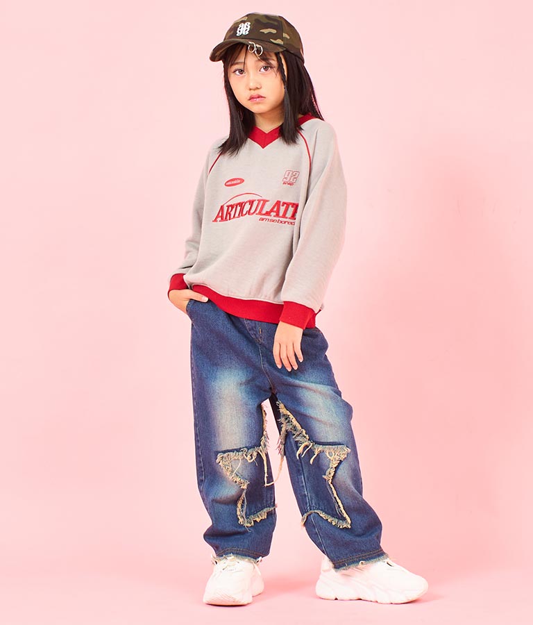 フロント スター デニム パンツ 422-3352