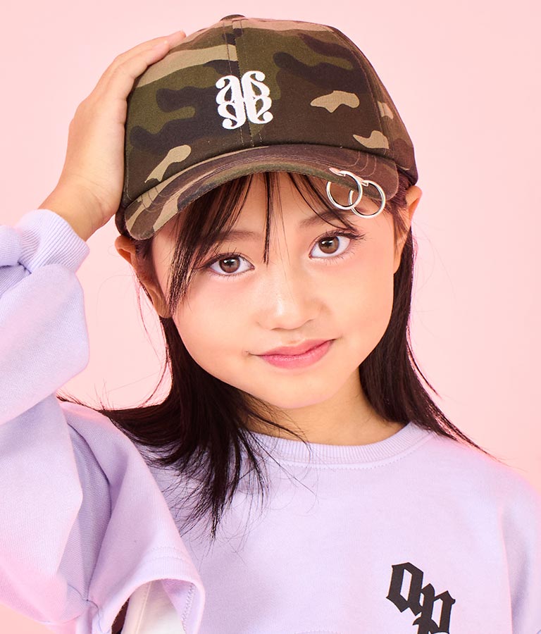 リング付き 刺しゅう ロゴ キャップ 429-3354