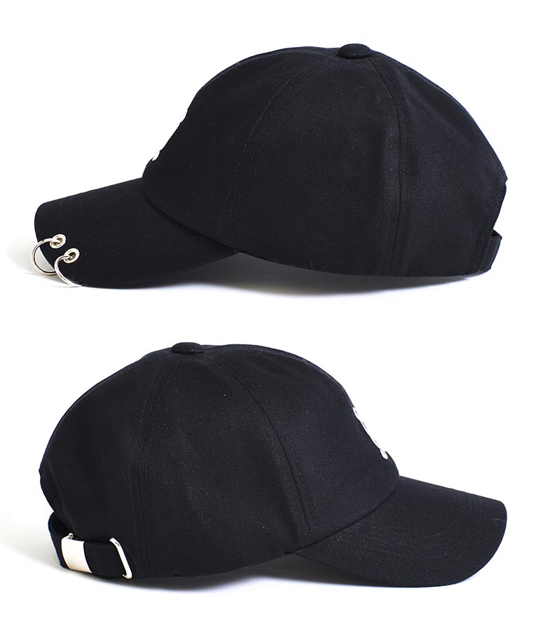 リング付き 刺しゅう ロゴ キャップ 429-3354