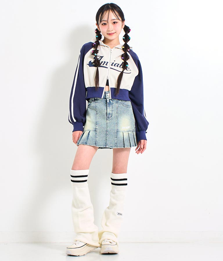 ライン入り レッグウォーマー 919-7651