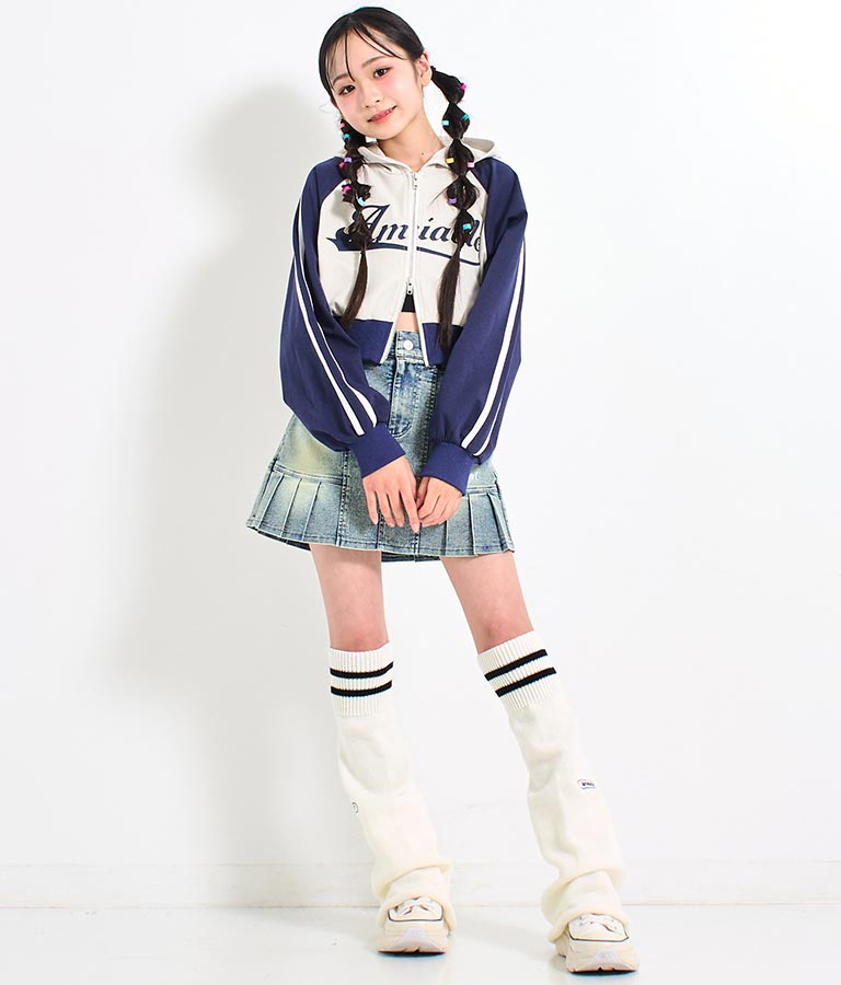 ライン入り レッグウォーマー 919-7651