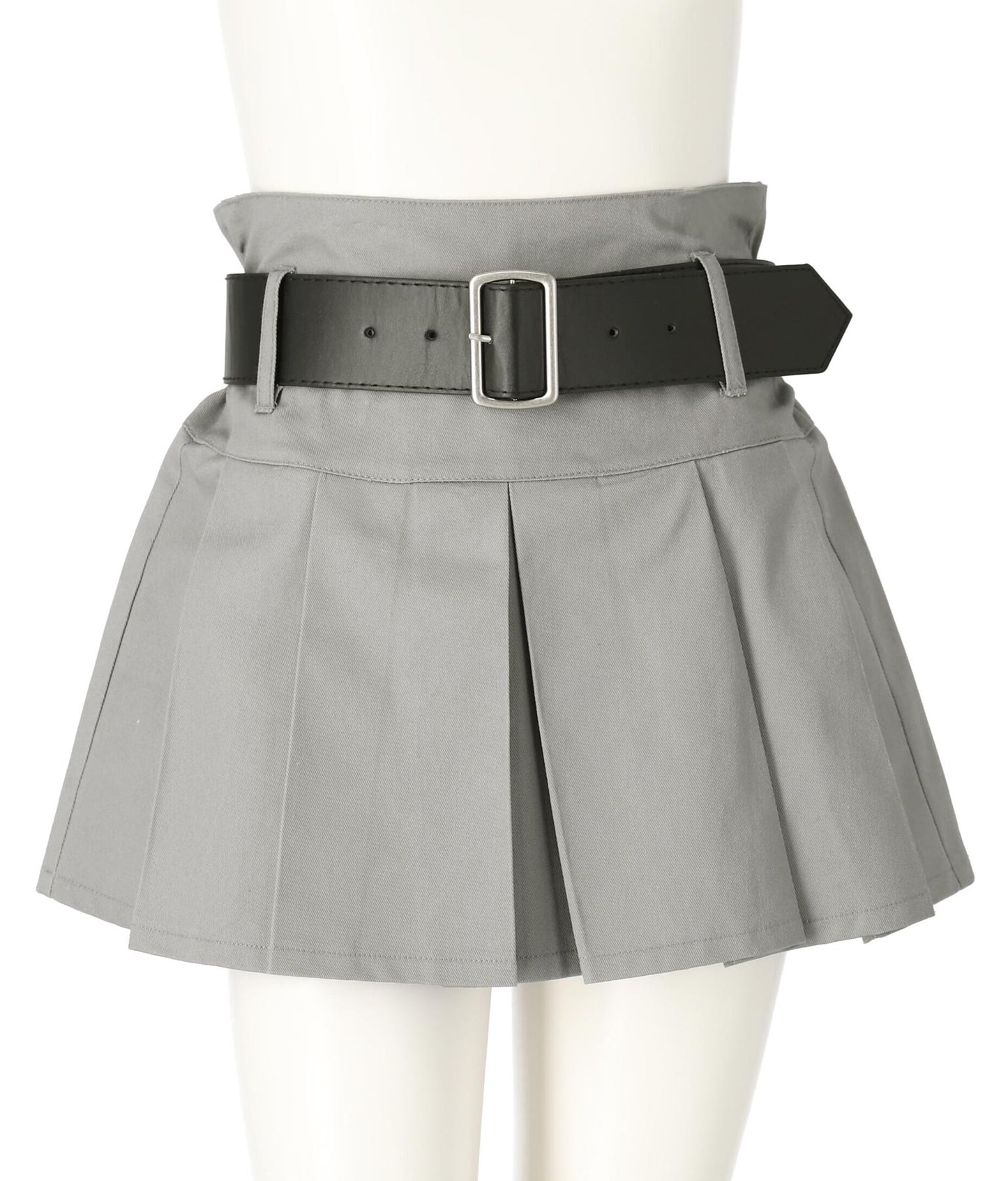 ベルト付 プリーツ スカート 【キッズお揃い】 911-7397
