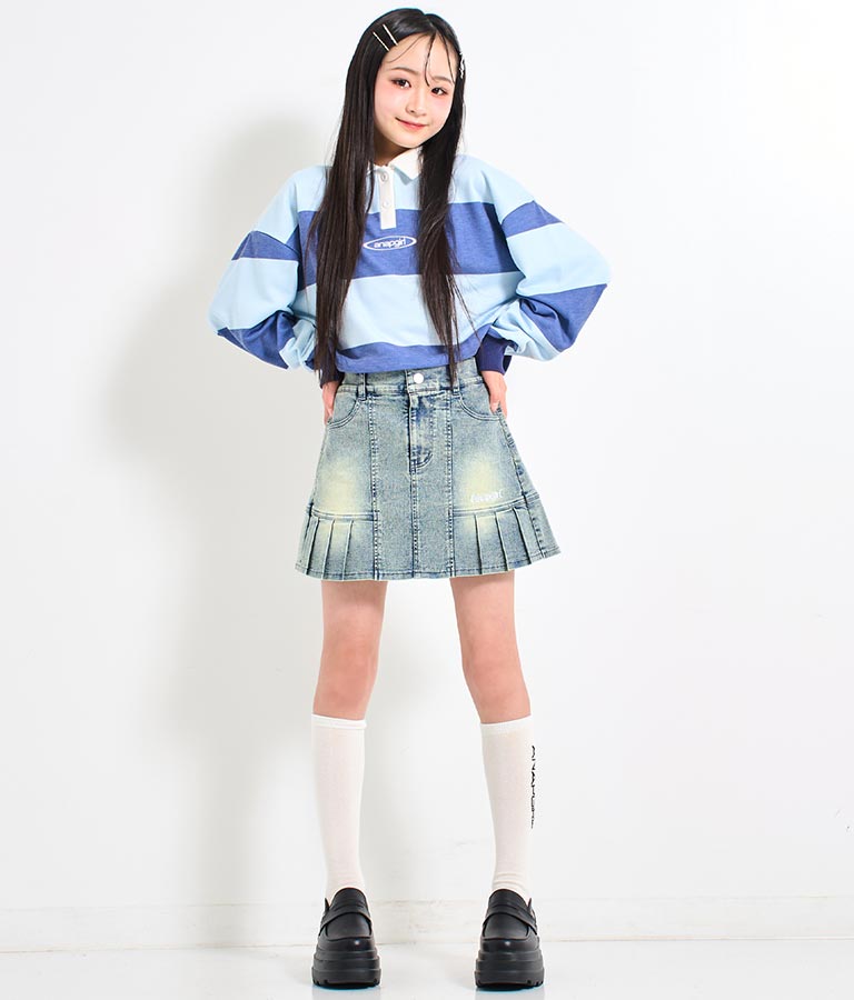 ロゴ ハイソックス (抗菌防臭加工) 919-7627