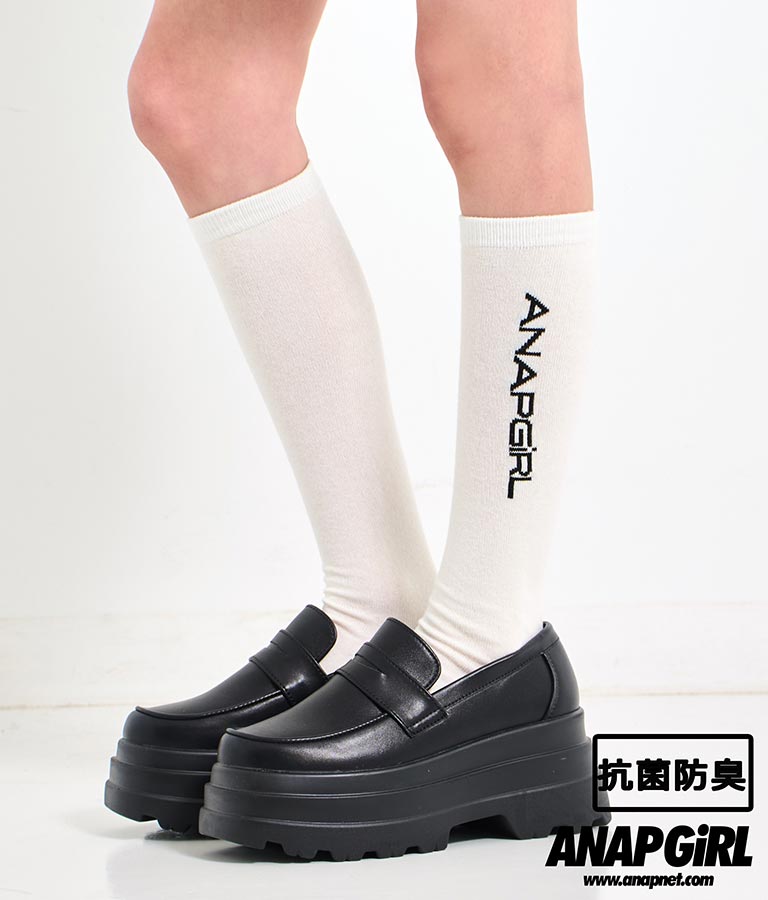 ロゴ ハイソックス (抗菌防臭加工) 919-7627