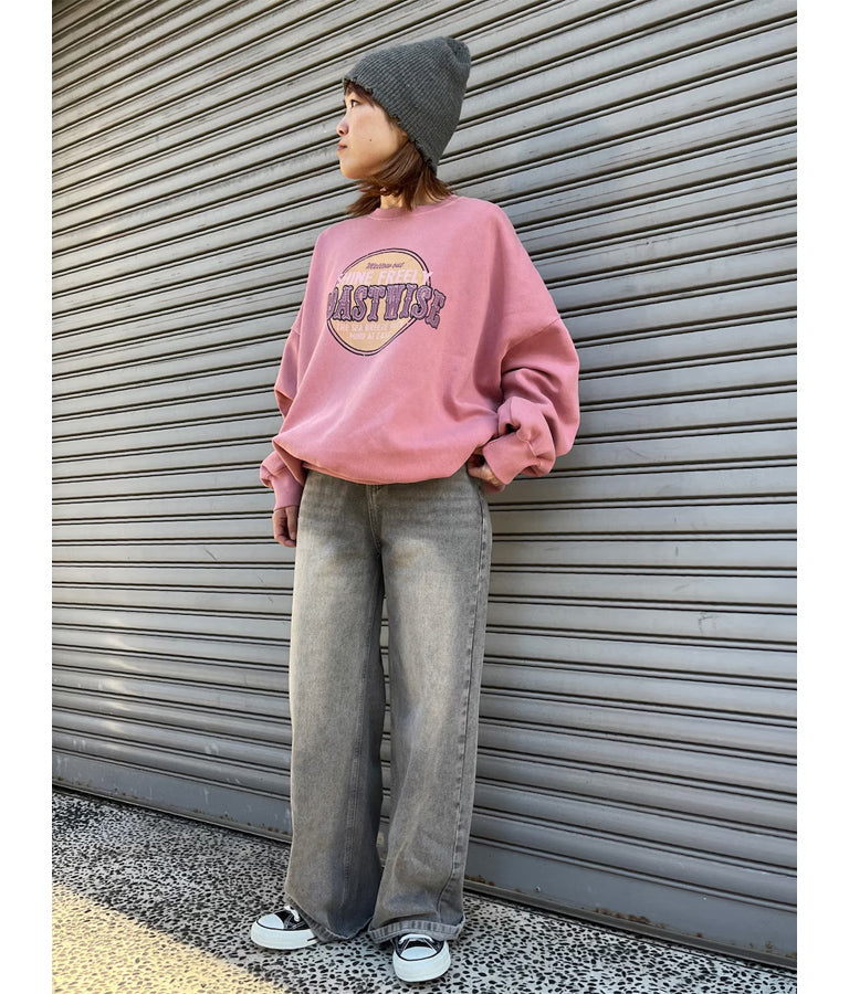 ウォッシュ加工 ストレート デニム パンツ 152-5604