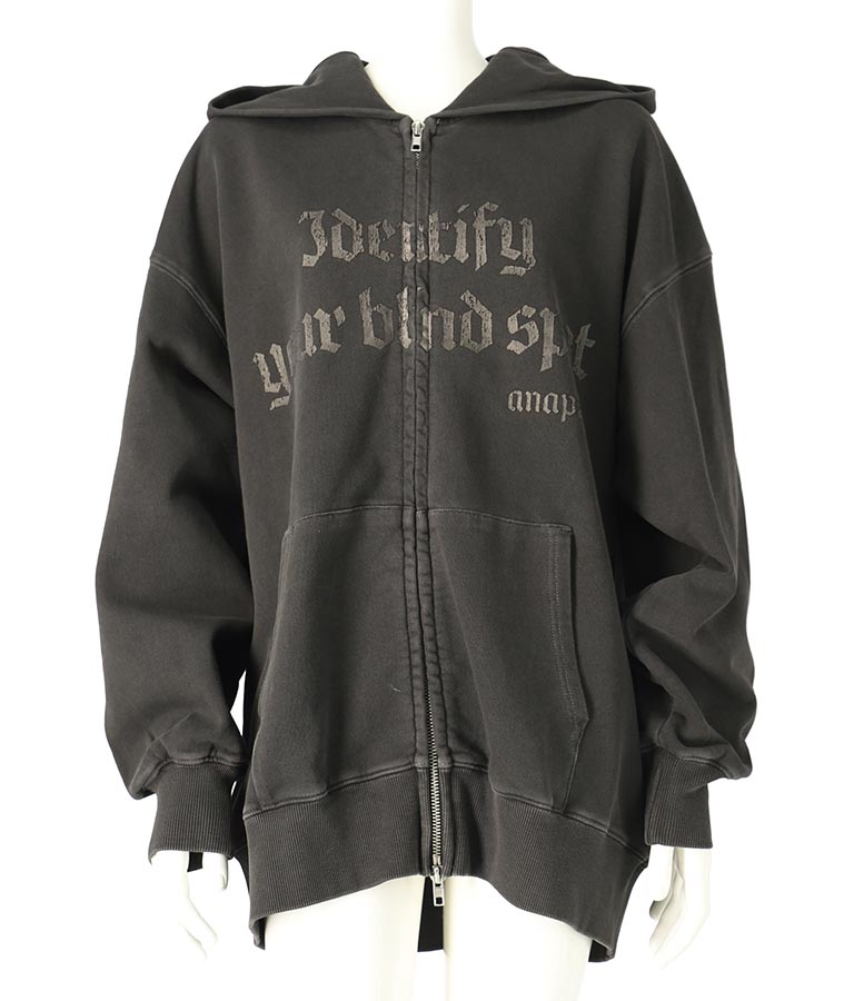 ANAP R+S【リラスポ】ネコミミ オーバー スウェット パーカー 【 ユニセックスアイテム 】【 セットアップ 着用可】 914-7624