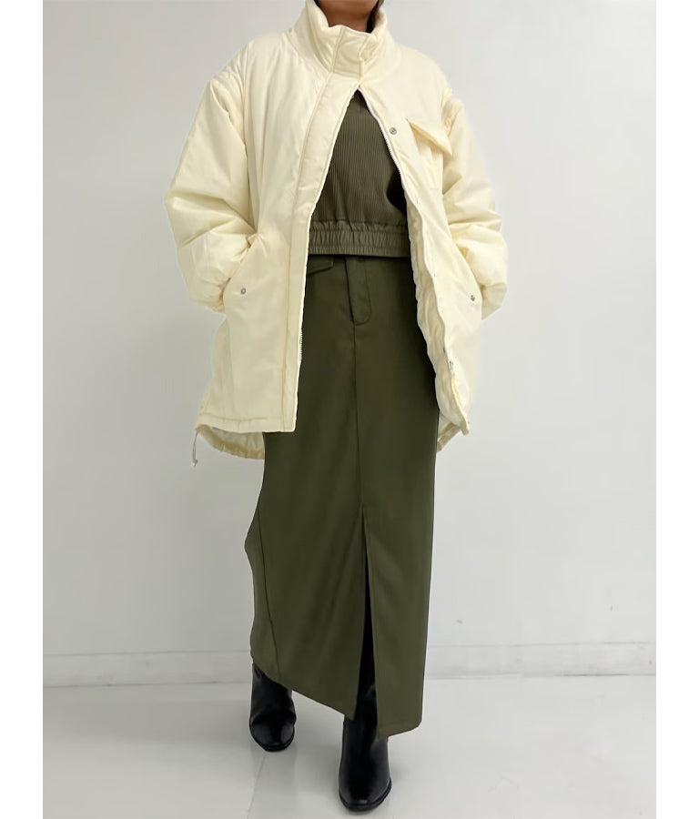 フロント スリット ロング スカート 151-5574