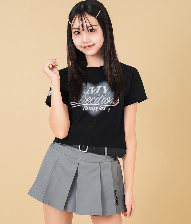 3D ロゴ プリント Tシャツ 913-7628