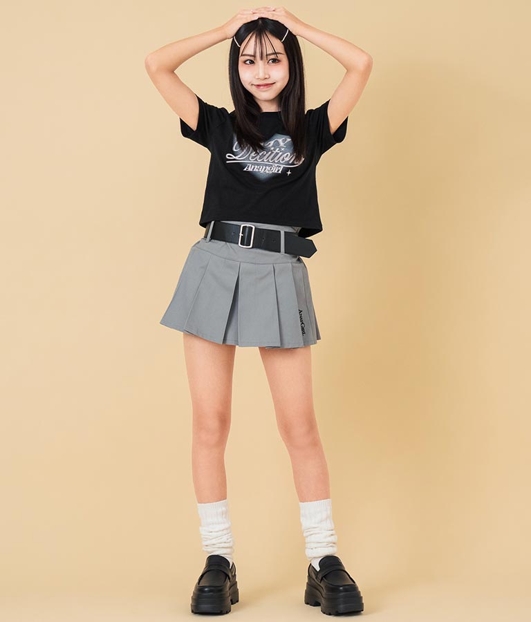 3D ロゴ プリント Tシャツ 913-7628