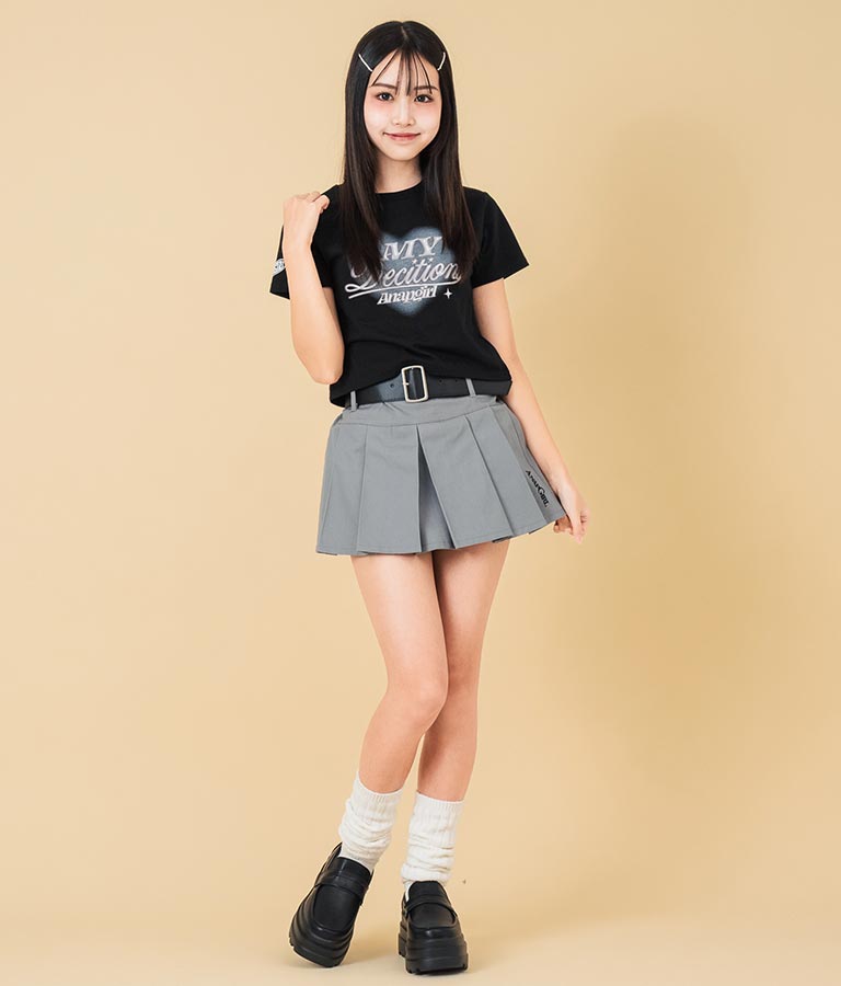 3D ロゴ プリント Tシャツ 913-7628