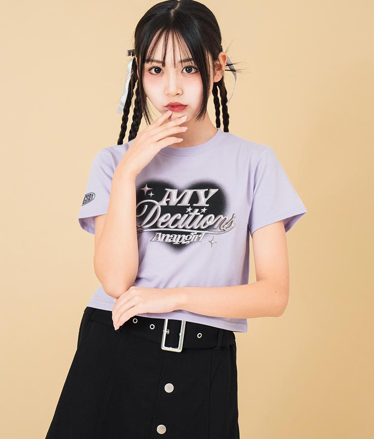 3D ロゴ プリント Tシャツ 913-7628