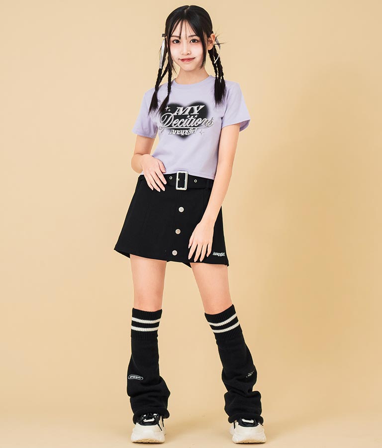 3D ロゴ プリント Tシャツ 913-7628