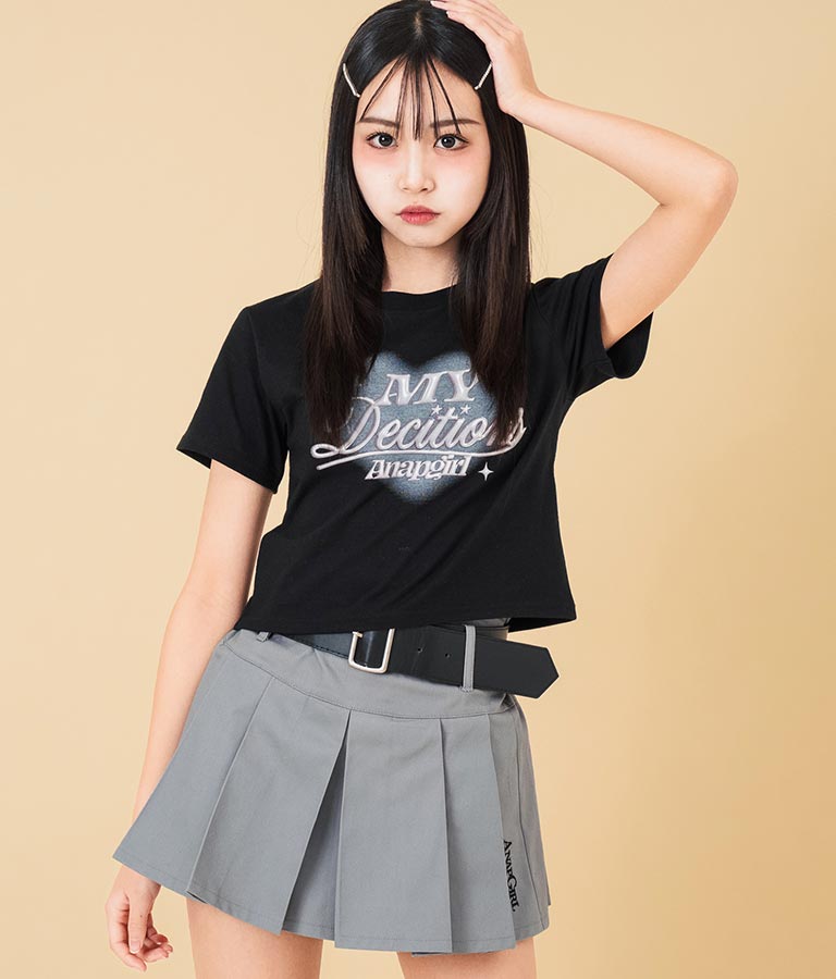 3D ロゴ プリント Tシャツ 913-7628