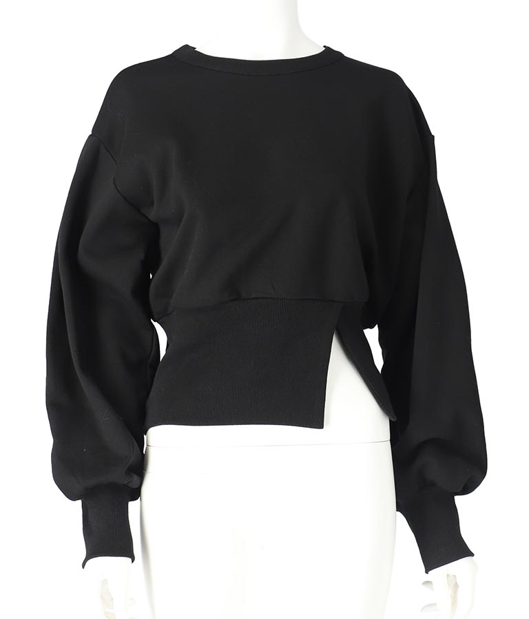 バックオープン デザイン 裏毛 スウェット プルオーバー 363-9615