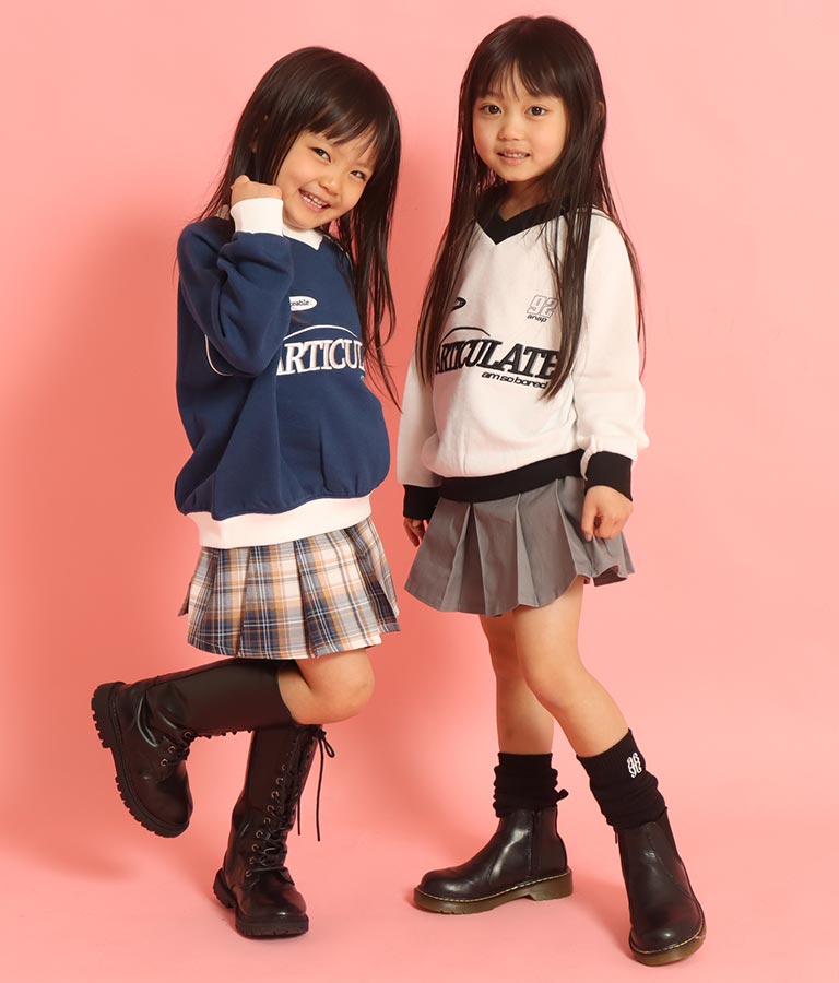 ゲーム シャツ ビッグ スウェット トップス【ジュニアお揃い】【親子お揃い】 423-3340