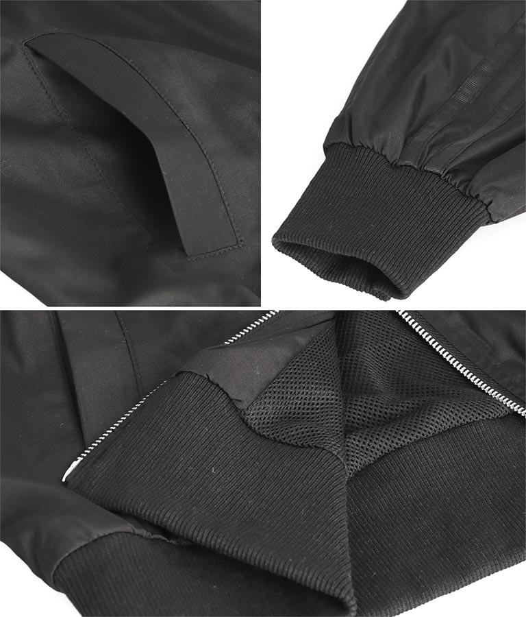 ANAP R+S【リラスポ】エリ付き MA-1 ジャケット ブルゾン (ユニアイテム) 915-7614