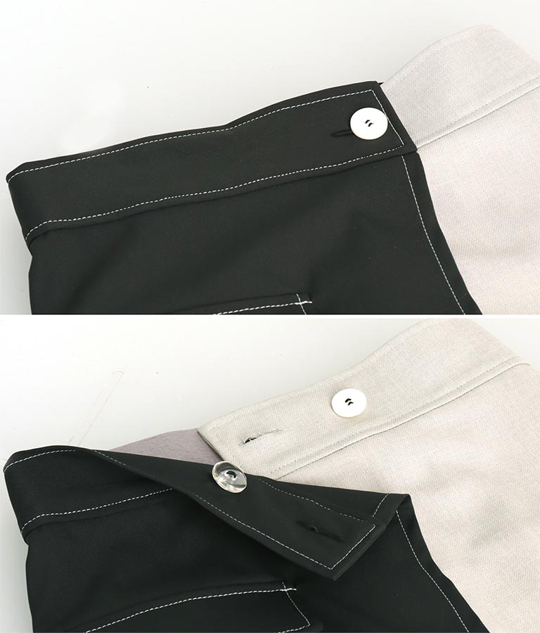 EimeeLaw 配色 ラップ デザイン パンツ 362-9602