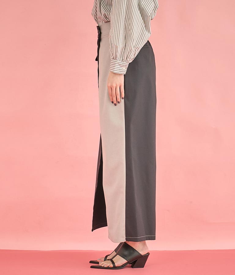EimeeLaw 配色 ラップ デザイン パンツ 362-9602