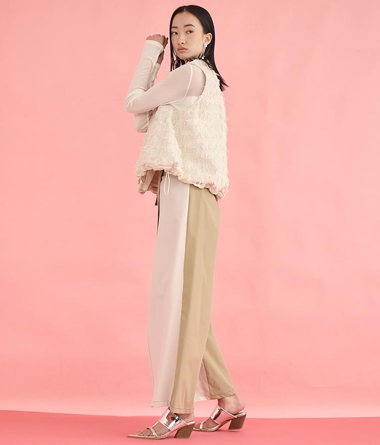 EimeeLaw 配色 ラップ デザイン パンツ 362-9602