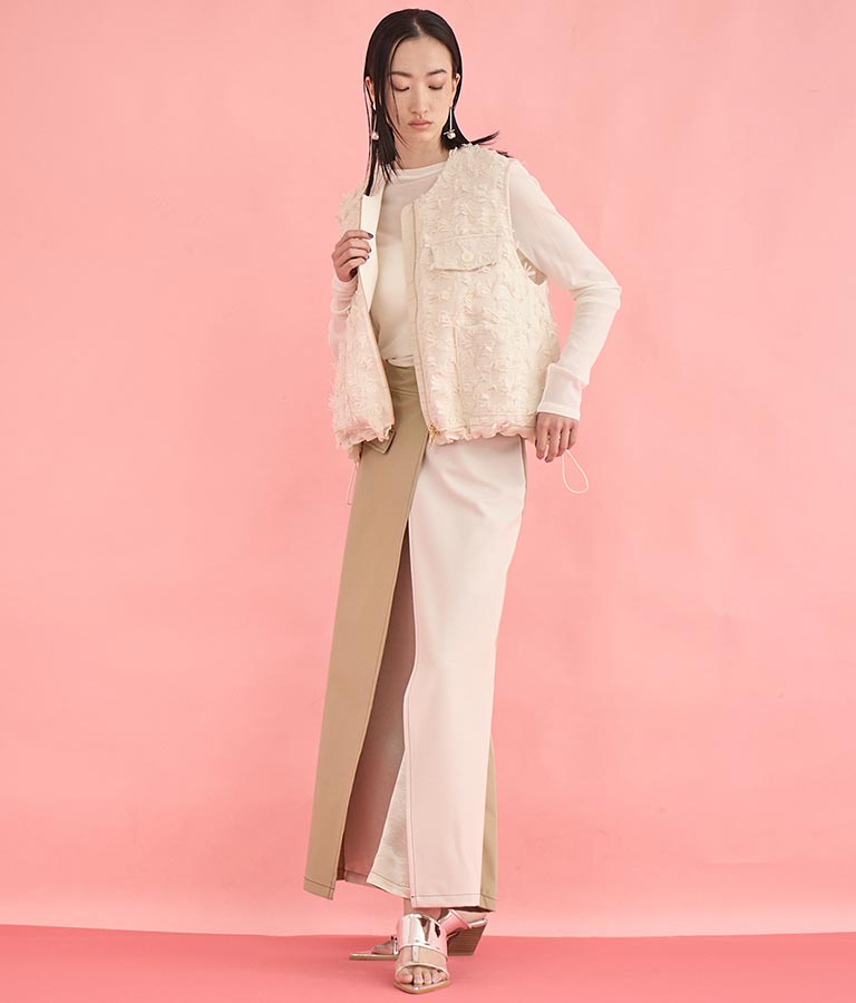 EimeeLaw 配色 ラップ デザイン パンツ 362-9602