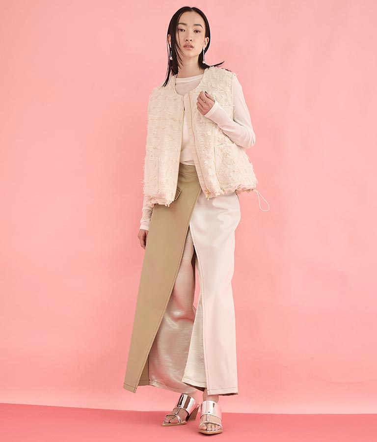 EimeeLaw 配色 ラップ デザイン パンツ 362-9602