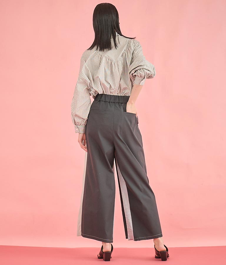 EimeeLaw 配色 ラップ デザイン パンツ 362-9602