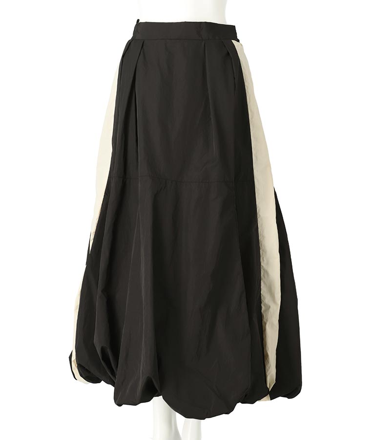 タフタ サイドライン バルーン スカート 361-9661