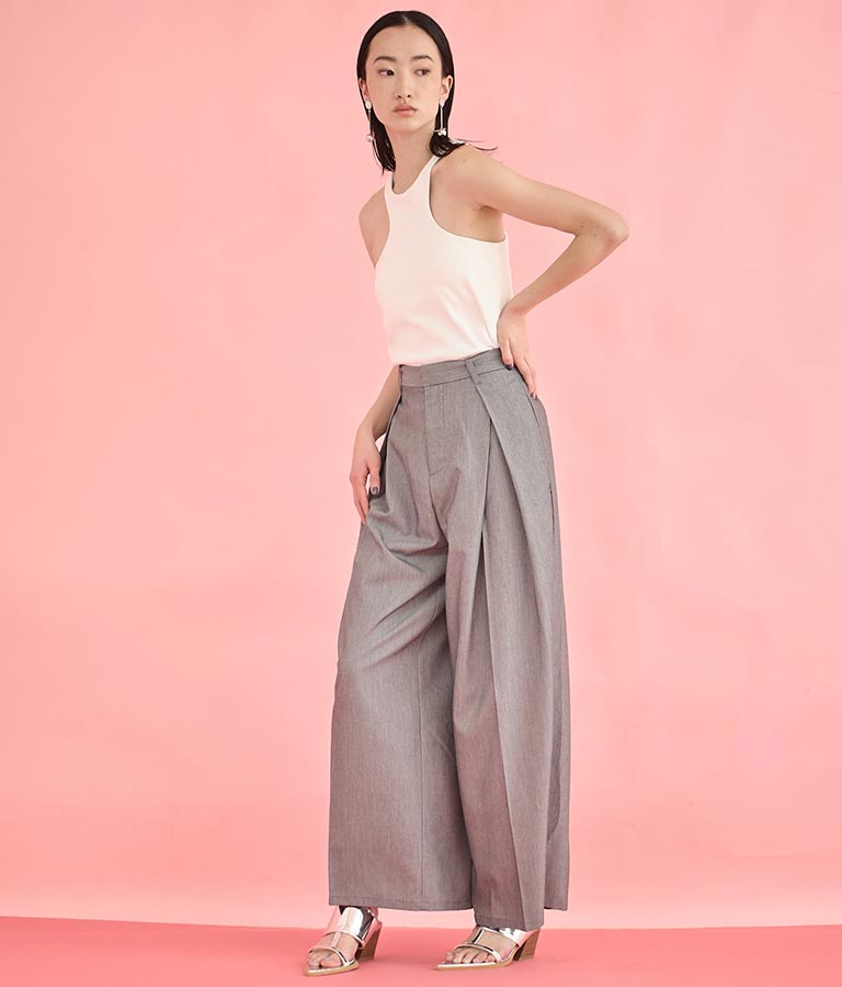 カップ付き エッジカット アメスリ タンクトップ 363-9609
