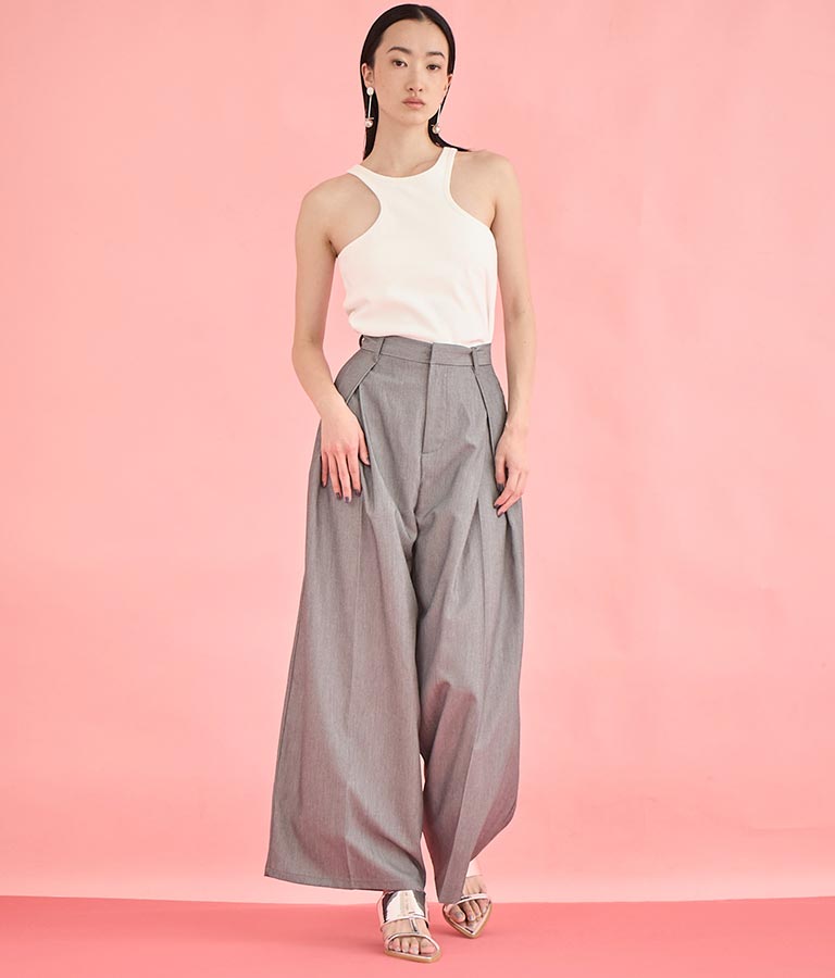 カップ付き エッジカット アメスリ タンクトップ 363-9609