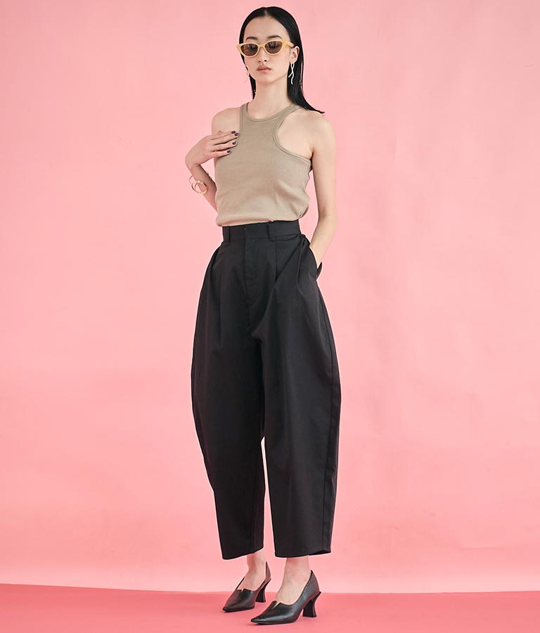 カップ付き エッジカット アメスリ タンクトップ 363-9609