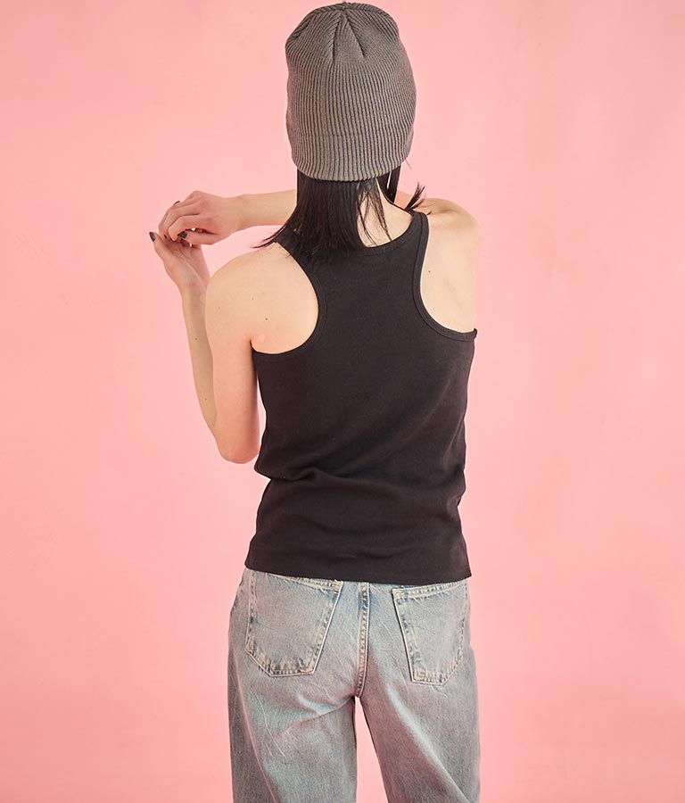 カップ付き エッジカット アメスリ タンクトップ 363-9609