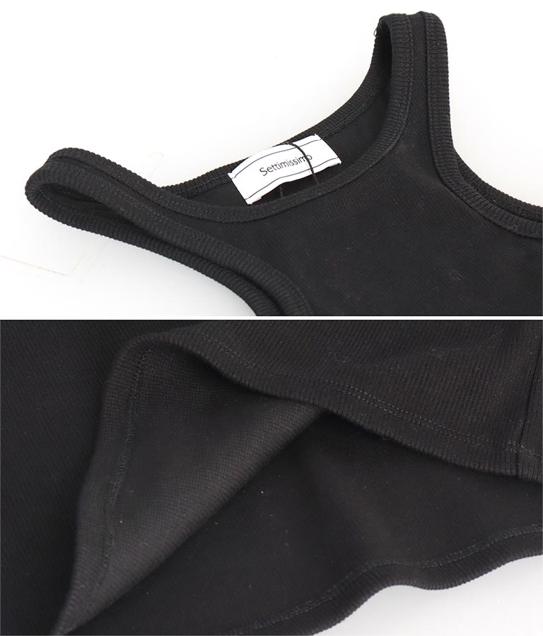 カップ付き エッジカット アメスリ タンクトップ 363-9609