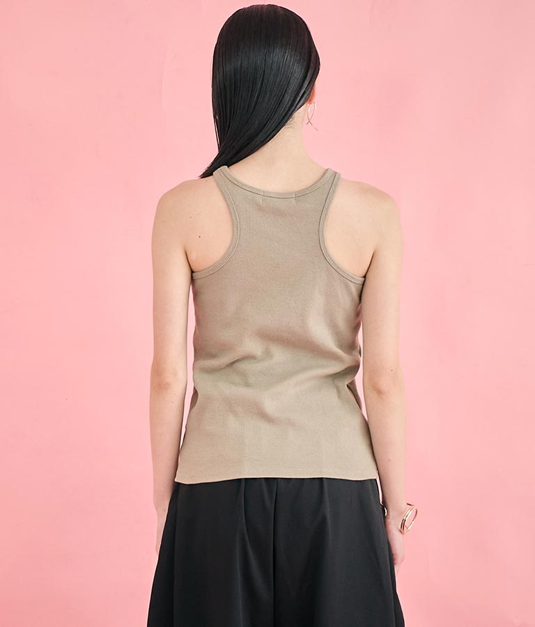 カップ付き エッジカット アメスリ タンクトップ 363-9609