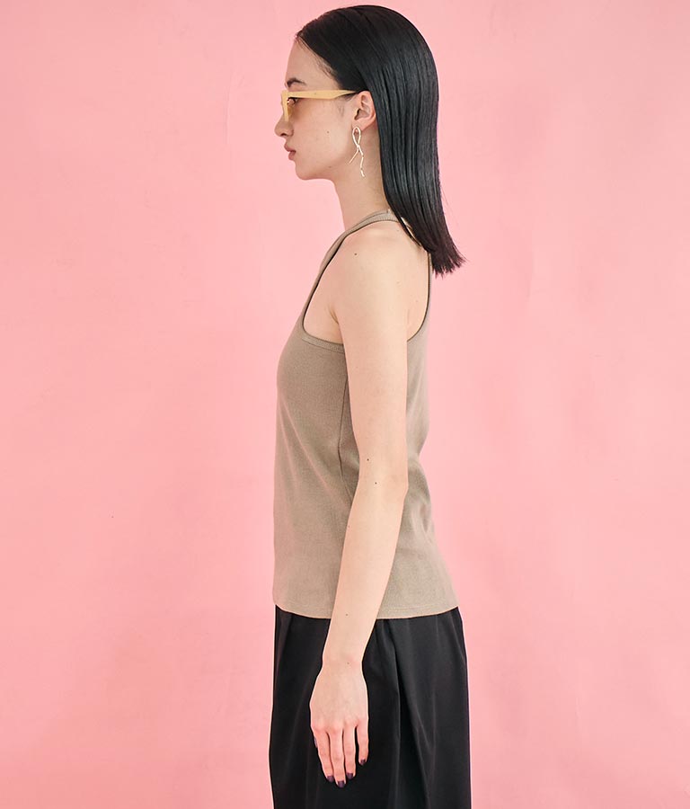 カップ付き エッジカット アメスリ タンクトップ 363-9609