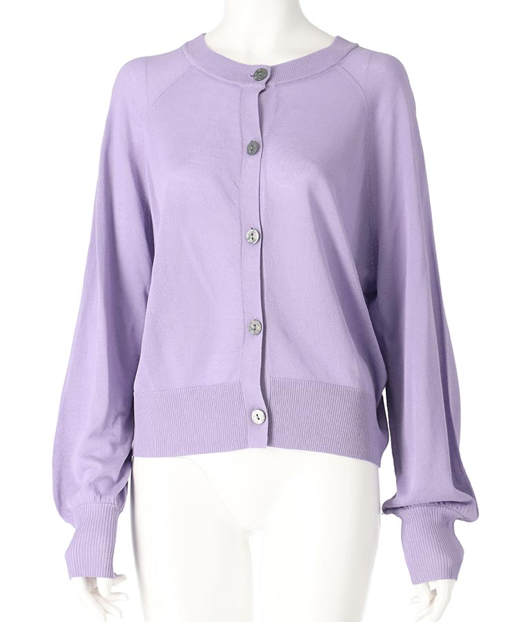 リネンタッチ 2WAY シアー カーディガン 364-9611